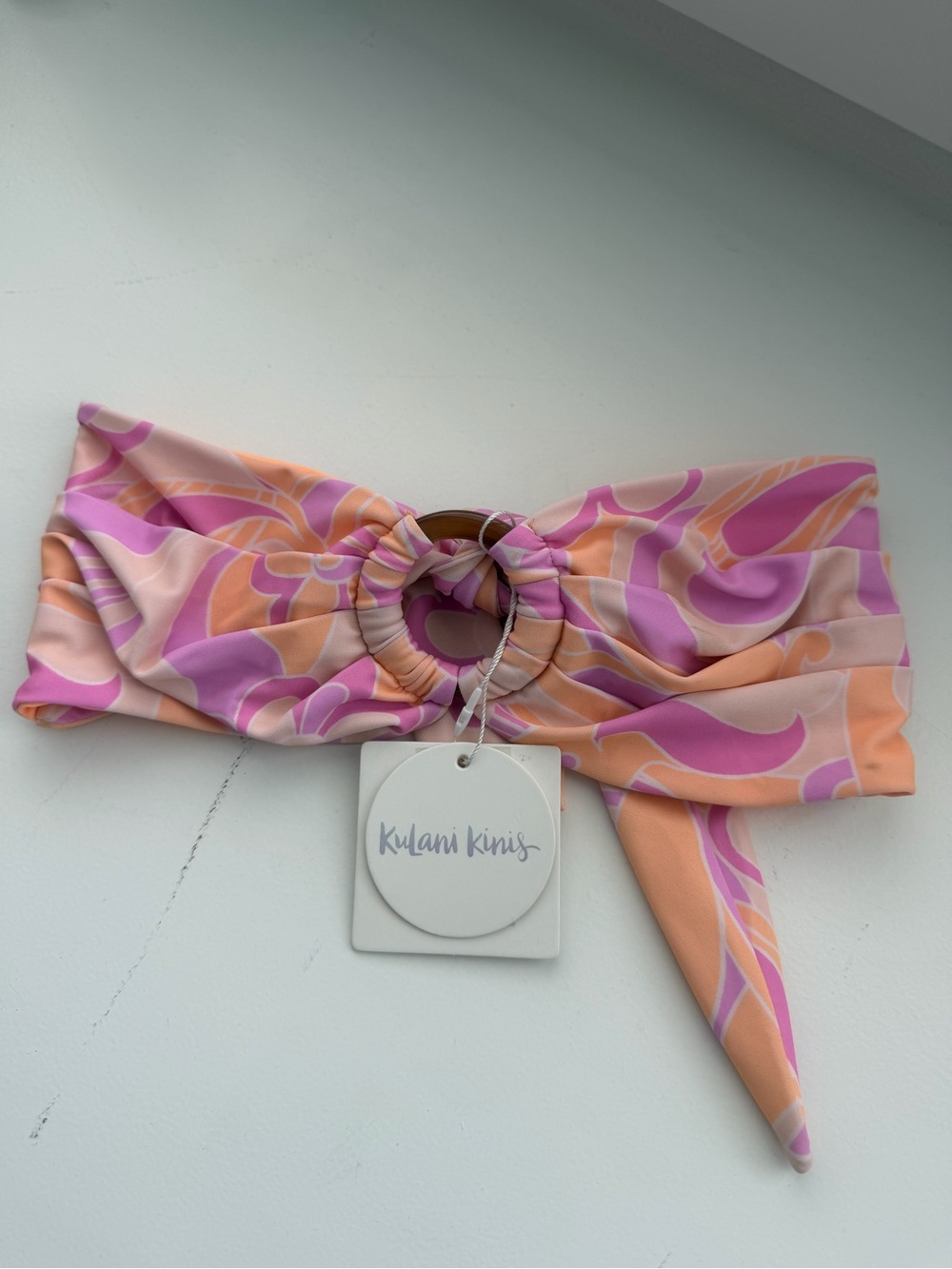 NWT Kulani Kinis Tie Back Bikini Top Medium